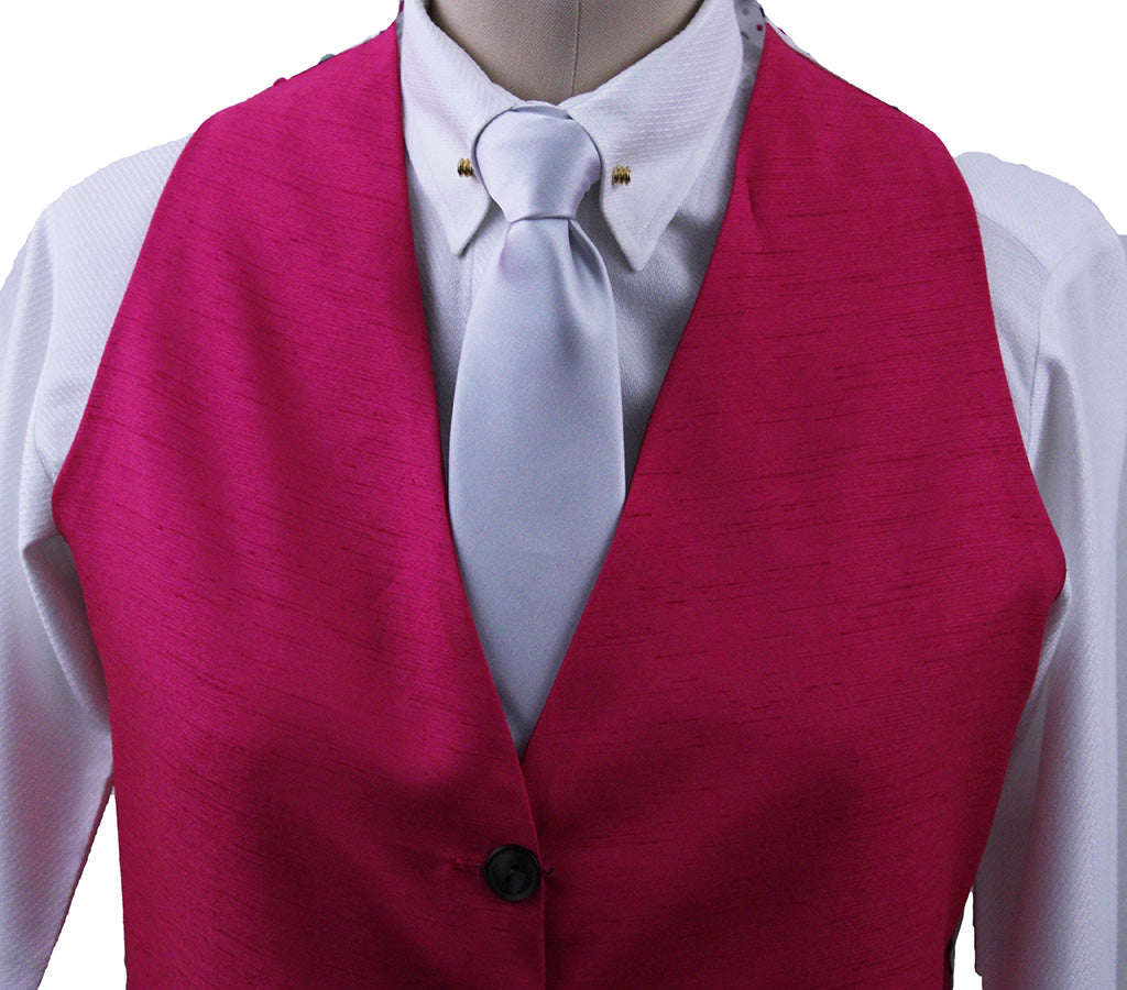 Vest Hot Pink Silk