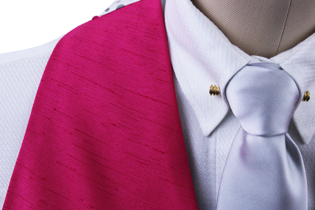 Vest Hot Pink Silk
