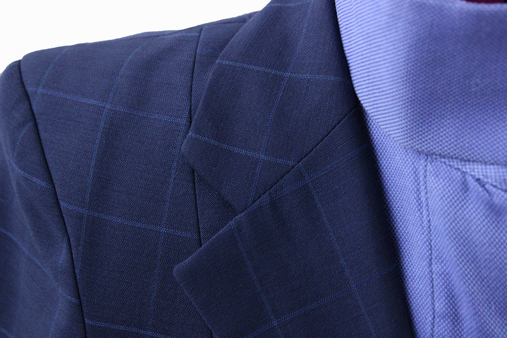 Hunt Coat Elite Slate Blue with Light Blue Windowpane