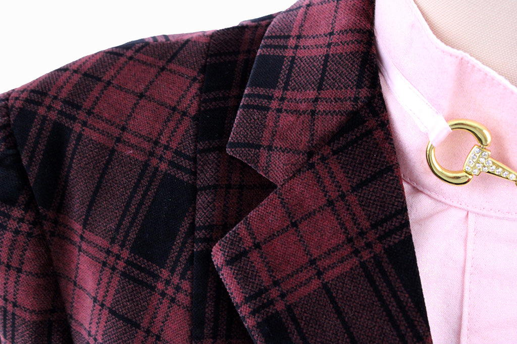 BRAND NEW! Becker Brothers Wine and Black Velvet Hunt Coat