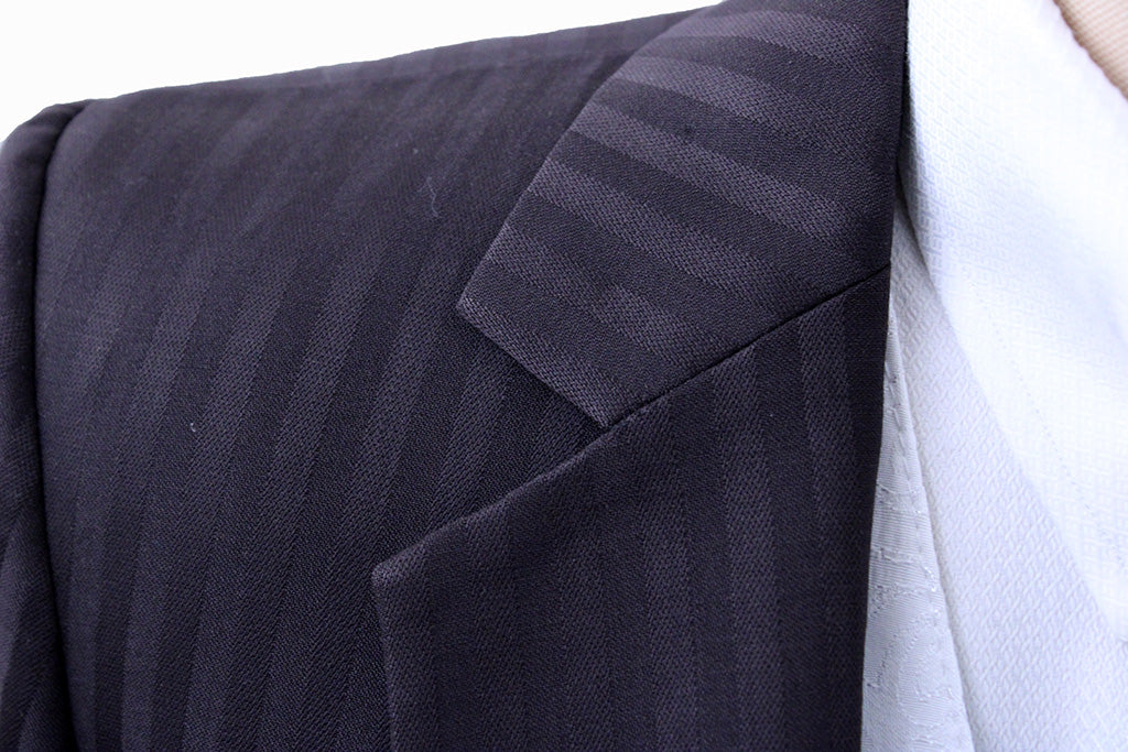 Day Suit DeRegnaucourt Brown Shadow Stripe