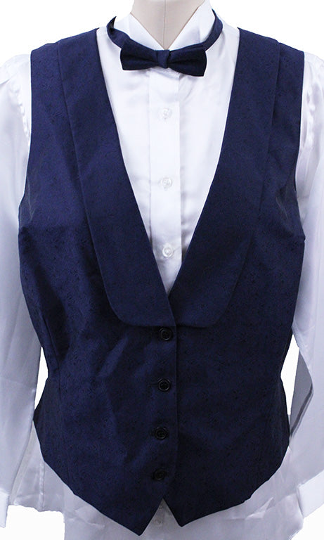 Formal Set Becker Brothers Navy Medallion Sheen