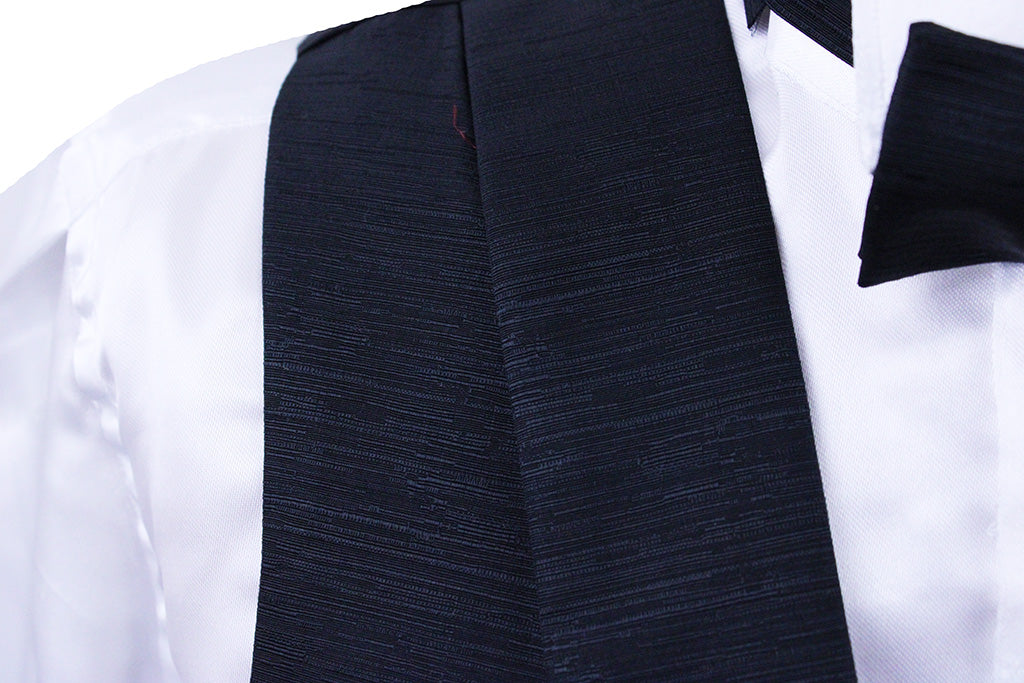 Formal Set Becker Brothers Black Horizontal Shadow Stripe