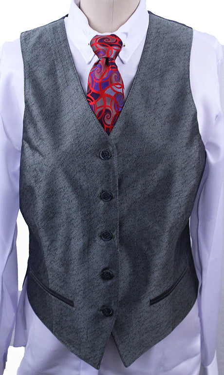 BRAND NEW! Becker Brothers Steel Sheen Dot Vest
