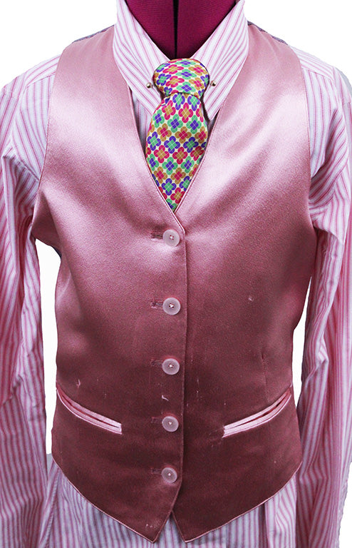 Vest DeRegnaucourt Pink Satin