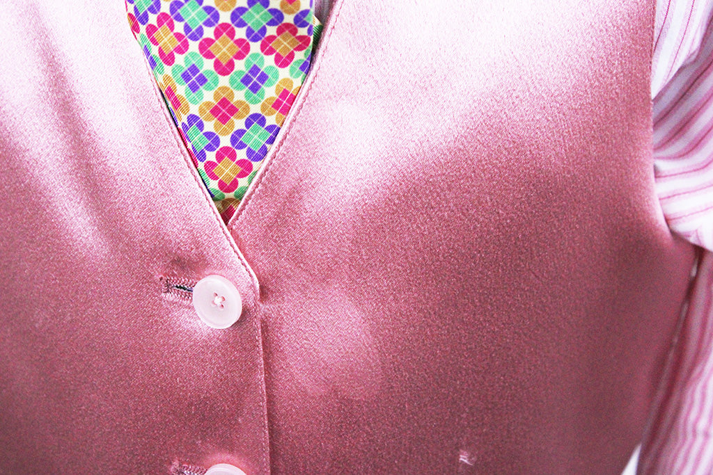 Vest DeRegnaucourt Pink Satin