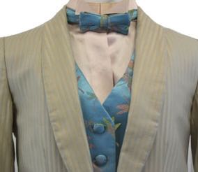 Daycoat Marsha DeArriaga Youth Wheat/Baby Blue Stripe Coat
