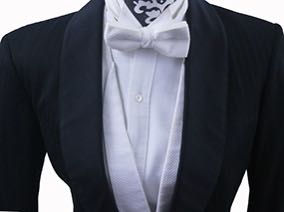 Formal Black Shadow Stripe