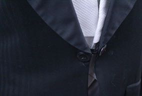 Formal Black Shadow Stripe