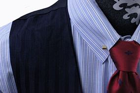 Vest Men's Frierson Navy Shadow Stripe