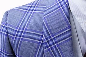 BRAND NEW! Becker Brothers Light Blue Glenplaid with Purple Windowpane
