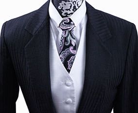 Day Suit Marsha DeArriaga Charcoal with Shadow and Gold Pinstripe
