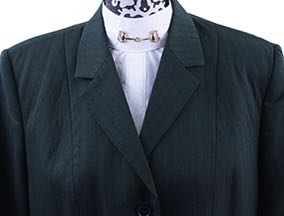 Hunt Coat Miller Hunter Green with Red Pinstripe