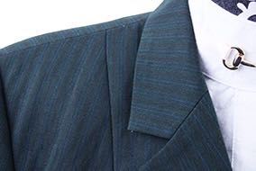 Hunt Coat Miller Hunter Green with Red Pinstripe