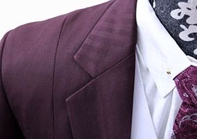 Day Suit Frierson Burgundy Shadow Stripe