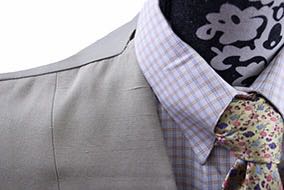 Shirt Marsha DeArriaga White with Gold and Blue Box