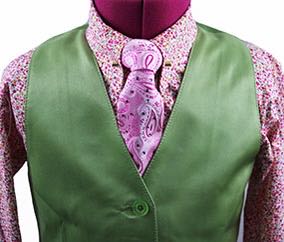 Issued By Ellie May Shamrock Green Satin 29