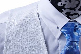 Shirt DeRegnaucourt White Nailhead