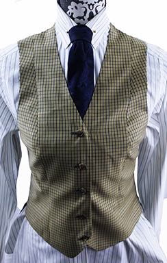Vest LeCheval Yellow Plaid