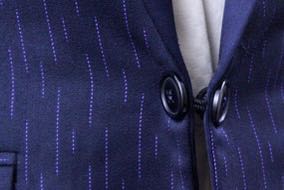 Formal Becker Brothers Navy with Purple Dot Dash Pattern