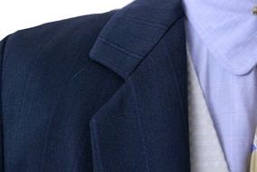 Day Suit, Marsha, Dark Teal with Blue Stripe