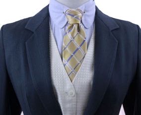 Day Suit, Marsha, Dark Teal with Blue Stripe