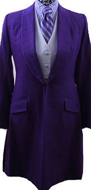 Day Coat, Becker Brothers, Royal Purple
