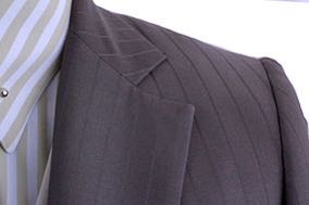 Day Suit Marsha DeArriaga Taupe Shadow Stripe