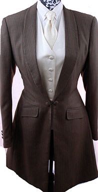 Day Coat Marsha DeArriaga Olive Houndstooth