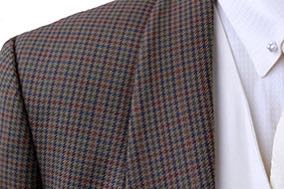 Day Coat Marsha DeArriaga Olive Houndstooth
