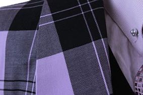 Day Coat Becker Brothers Pink/Black Plaid