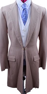 Day Suit DeRegnaucourt Tan Shadow Stripe
