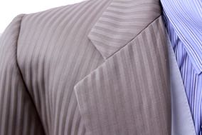 Day Suit DeRegnaucourt Tan Shadow Stripe