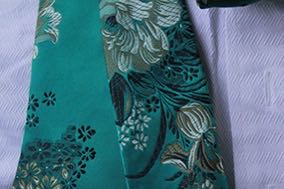 Formal Set Emerald, Black and Gold Brocade