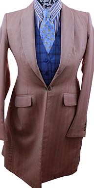 Day Coat Becker Brothers Apricot Herringbone