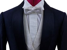 Formal DeRegnaucourt Navy Herringbone