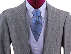 Day Coat Becker Brothers Tan/Brown/Cream Glen Plaid