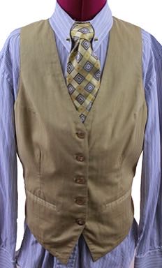 Vest Becker Brothers Gold Herringbone