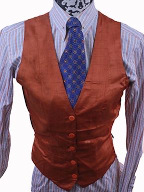 Vest Frierson Orange Box Sheen