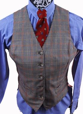 Vest Carl Meyers Gold Hounstooth