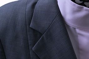 Hunt Coat Grand Prix Charcoal Glenplaid with Light Blue Windowpane