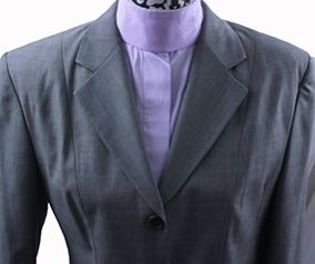 Hunt Coat Wellington Collection Taupe with Cream Windowpane