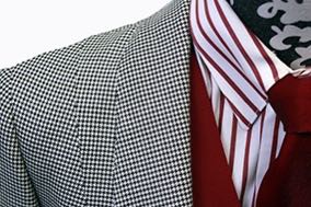 Day Coat LeCheval Black and White Houndstooth