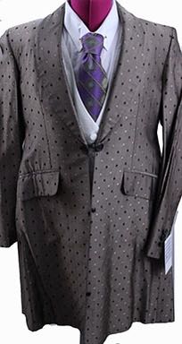 Day Coat Frierson Chocolate Dot Sheen
