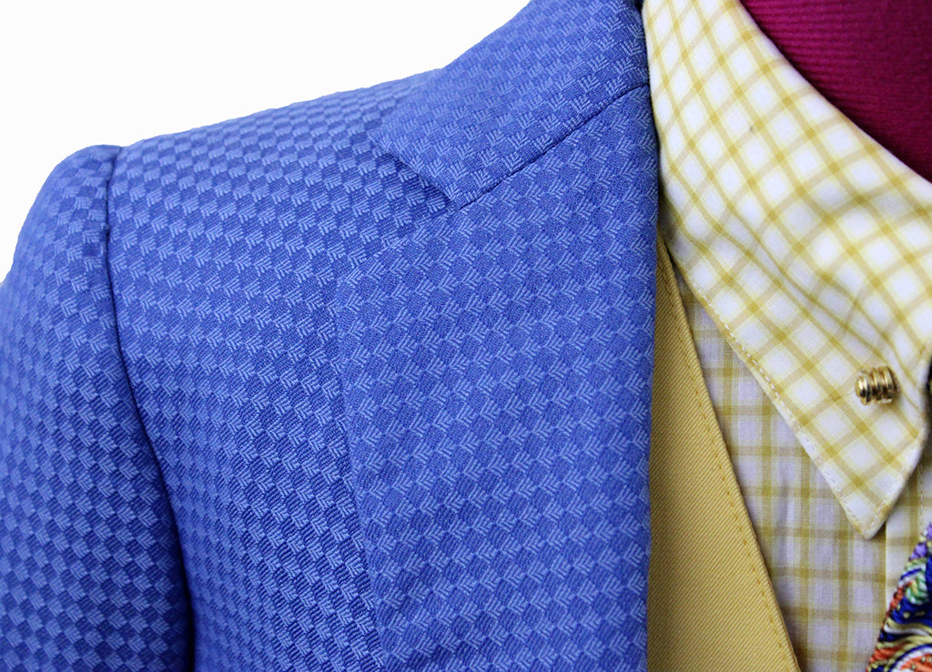 Day Suit Becker Brothers Light Blue Diamond