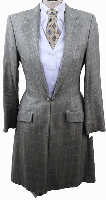 Day Coat Chavez Tan with Yellow Windowpane