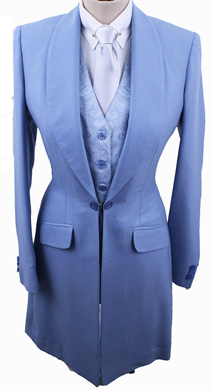 BRAND NEW! Becker Brothers Light Blue Cashmere Day Coat