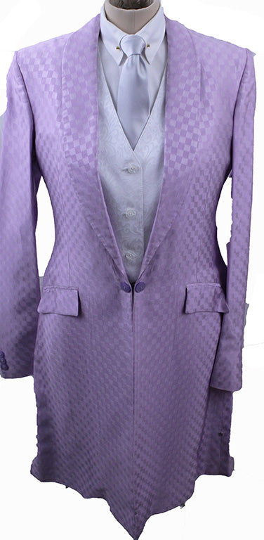 Day Coat Becker Brothers Lavender Pink Square Sheen