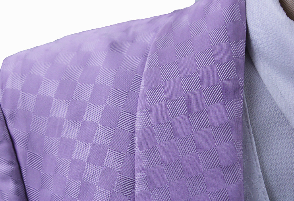 Day Coat Becker Brothers Lavender Pink Square Sheen