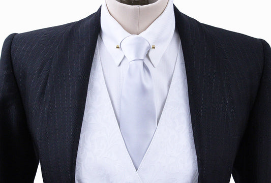 Day Coat Becker Brothers Black with Glitter Pinstripe